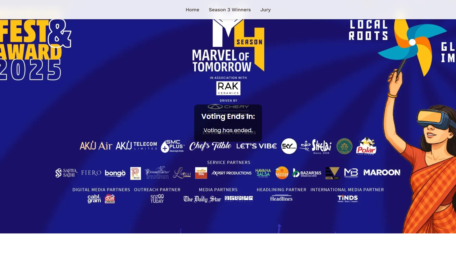 Marvel Of Tomorrow - Influncer Voting Platform